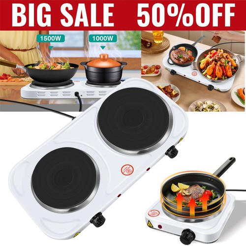 Electric hob double ring - electric,