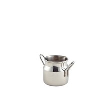 Mini Stainless Steel Milk Churn For Milk Cream Sauces And Dips 2.5oz Pack of 12