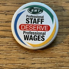 RMT Tin Trade Union Badge