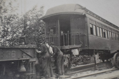 1910 passenger railroad car - ca,