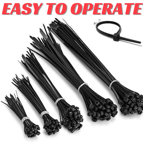 Black cable ties zip tie - ties, long