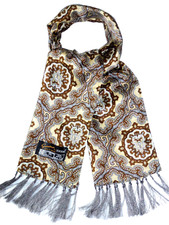 Vintage Retro Grosvenor TOOTAL Scarf Cravat Dapper Mod Indie Scooter Ascot Races