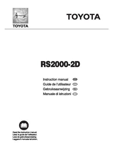 Toyota jet b224 - b224, rs2000-2d