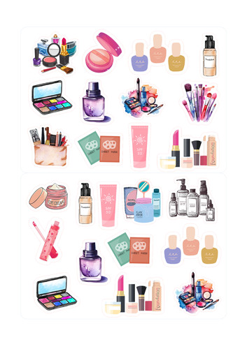 Precut make up cosmetics - precut,
