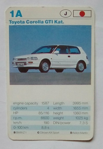 Rare top trumps - trumps, collectible