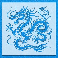 Chinese Dragon Stencil: Mylar