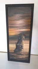 Galleon Ship On The Sea Oil