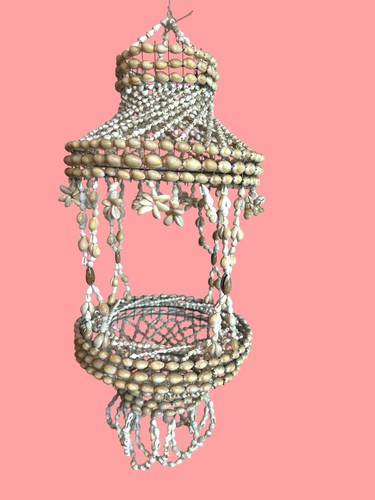 Large vtg mid century shell - mid,