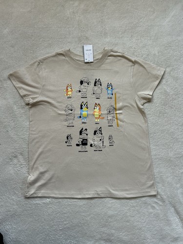 New bluey tan shirt - t-shirt, adult