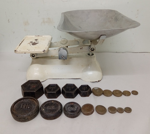Vintage kitchen scales - vintage, in