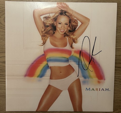 Mariah carey rainbow signed - mariah,