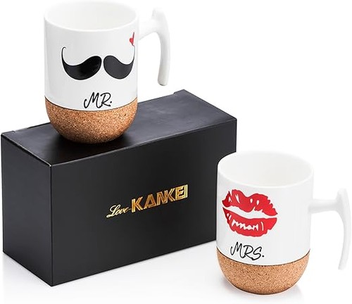 And mrs mug set ceramic - set,
