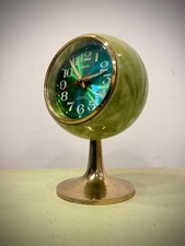 Vintage Mid Century 1960s Space Age Tulip Desk Clock.