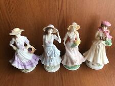 4 X ROYAL WORCESTER Four Seasons Collection Limited Edition Figurines. FULL SET!