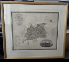 Superb Large Vintage Map of