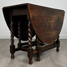 Antique 20th Century Oak Gate Leg Table Of Good Quality ( REF AF-3793 )