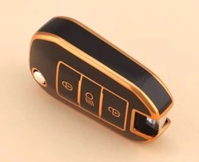 Black Car Key Case Peugeot