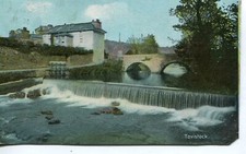 The Weir and Bridge at Tavistock,Posted 1908,                               T390