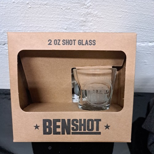 Benshot 2oz shot glass with - glass,