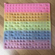 Large Jumbo Popit Bubble Fidget Toys ADHD Anxiety Relief Toy 15 x 15 knit count
