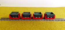 H0n9  Gauge Side tipping  tip wagons x 4 by Playcraft/ Jouef