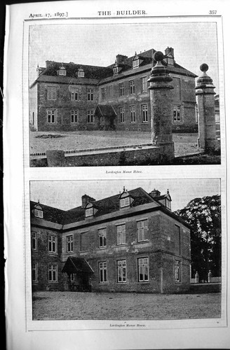 Antique old print - print, lordington
