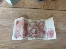 Ten shillings note bank - ten, of