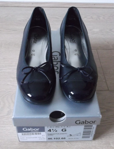Gabor black leather - , patent