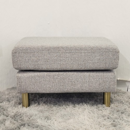 Modern upholstered footstool - modern,