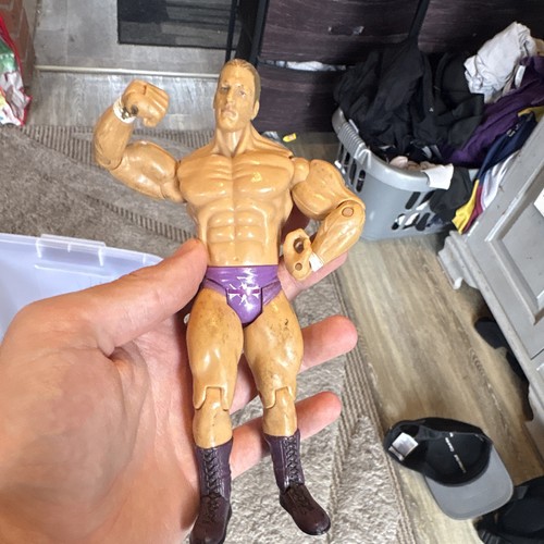 Wrestling action figure purple - action,