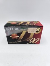 NEW 3 PACK TDK D90 Normal