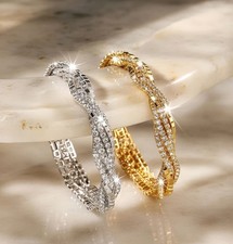 Silver or Gold Plated Tennis