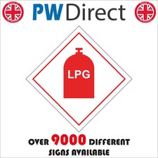 SIGN Low Propane Gas LPG