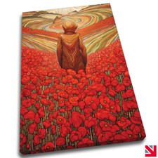 ARTISTIC RED POPPY FIELD