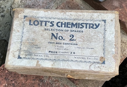 Vintage lott chemistry set - lott’s,