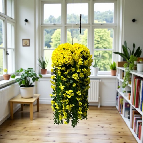 Violet trailing flowers yellow - violet,