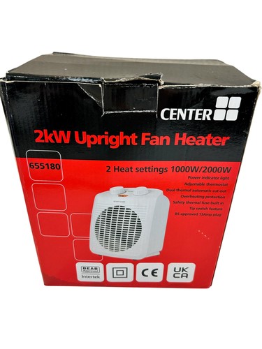 Center 2kw upright fan - upright, heater
