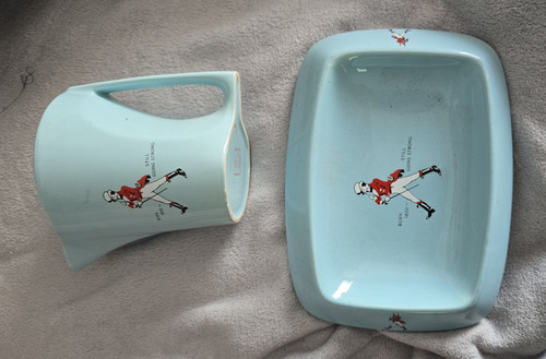 Ash tray and whiskey water - tray,
