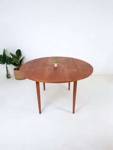 Vintage dining table folding - table,