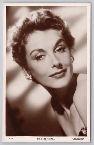 Kay kendall actress - kendall, rppc