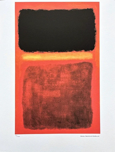 Mark rothko black - black, and