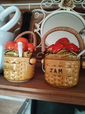 Jam and marmalade pots - and, vintage