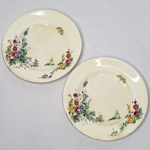 Crown staffordshire hollyhocks - staffordshire,