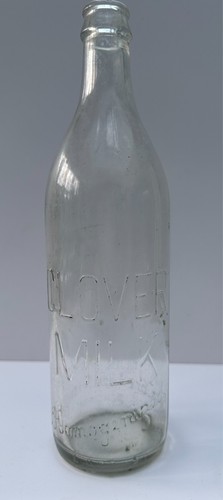 Clover milk bottle - milk,