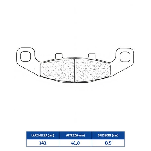 Front sintered brake pads - sintered,