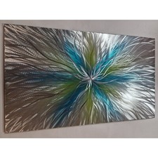 Modern abstract metal wall