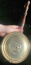 Ship Boat Vessel Design RARE Antique Brass Bed Pan Bedpan