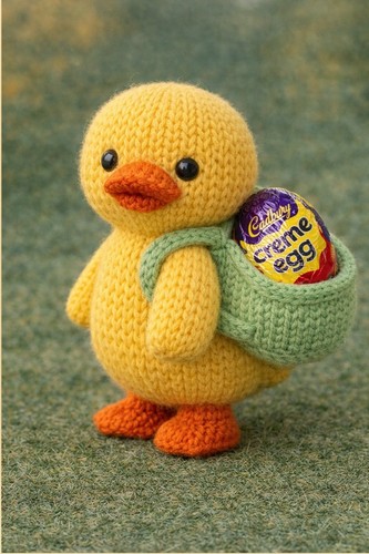 Cute duck knitting pattern - duck,