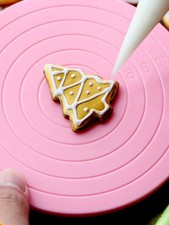 (Cake Turntable, 1pc 5.5in 360 Degree Mini Rotating Cake Stand Cookie Turntable)