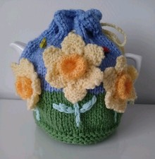 Hand knitted tea cosy